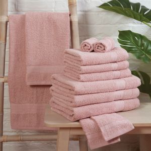 Brentfords Towel Bale 12 Piece - Blush Pink