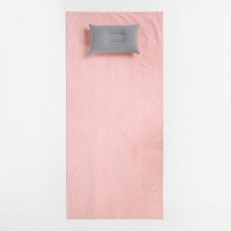 Beach Towel With Removable Pillow - Blush