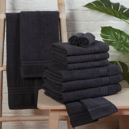 100% Cotton Towel - Charcoal