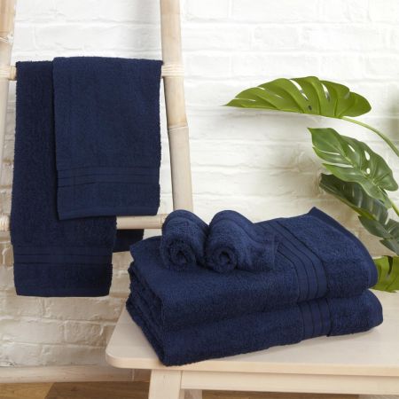100% Cotton Towel - Navy
