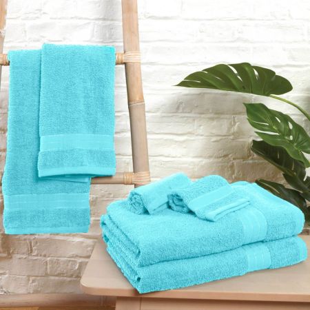 100% Cotton Towel - Aqua