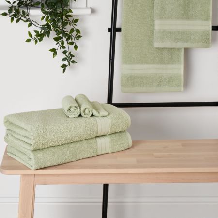 100% Cotton Towel - Sage