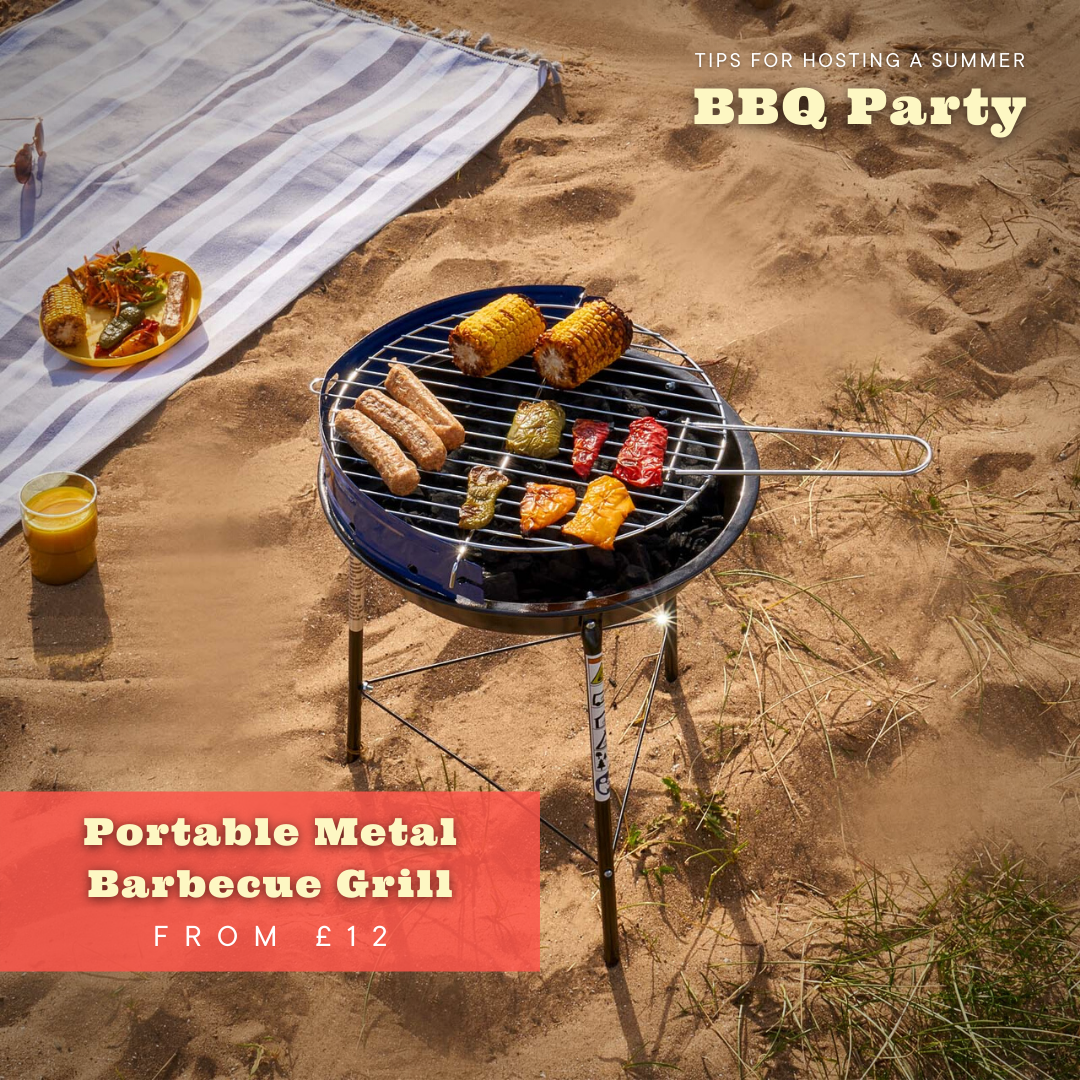 Portable Metal Barbecue Grill